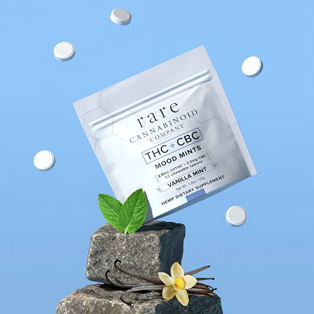 Rare Cannabinoid THC + CBC Mood Mints (50 mints)