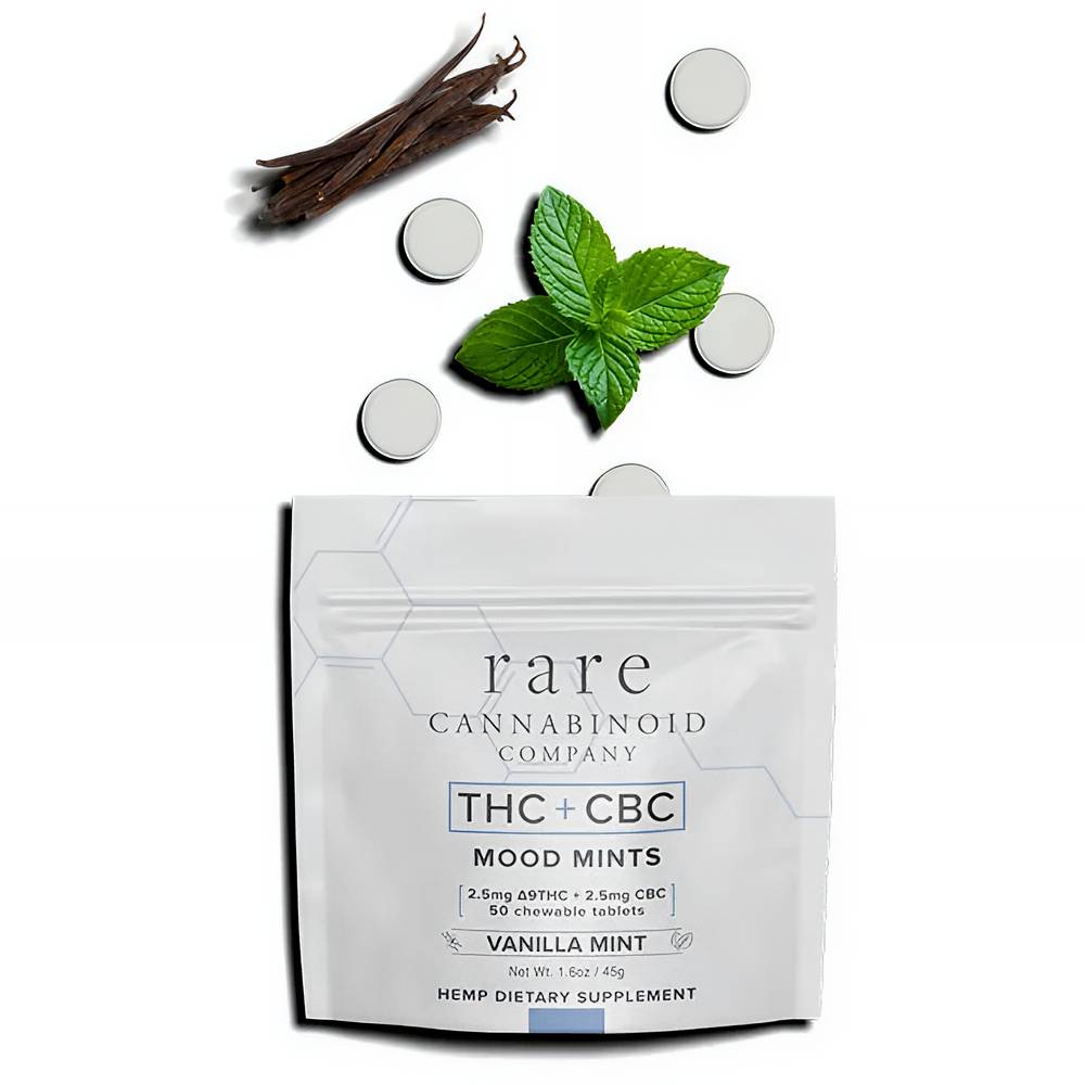 Rare Cannabinoid THC + CBC Mood Mints (50 mints)